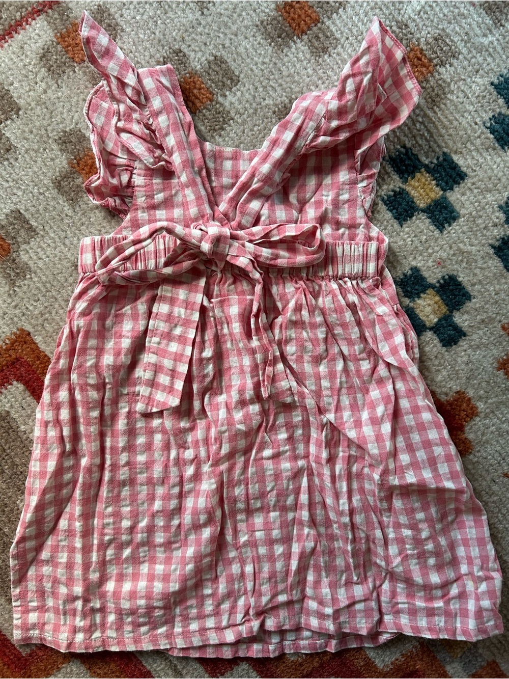 Mixed Girls Dress Lot — Floral, Pink, Gray & Cream Pieces - Picture 3 of 11